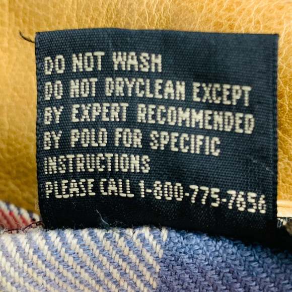 RRL by RALPH LAUREN Tan Distressed Leather Zip Up Jacket - Picture 5 of 5